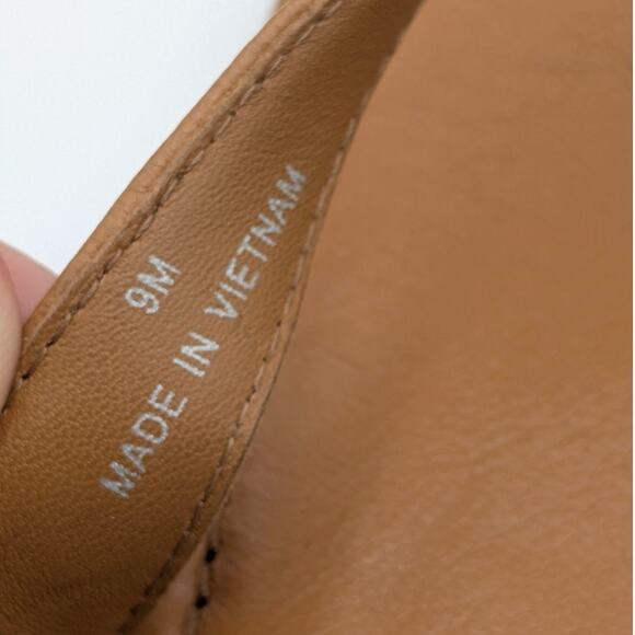 Tory Burch Classic Flip Flop Leather Sandals Women's Slip-On Brown Size US9M - Picture 5 of 11